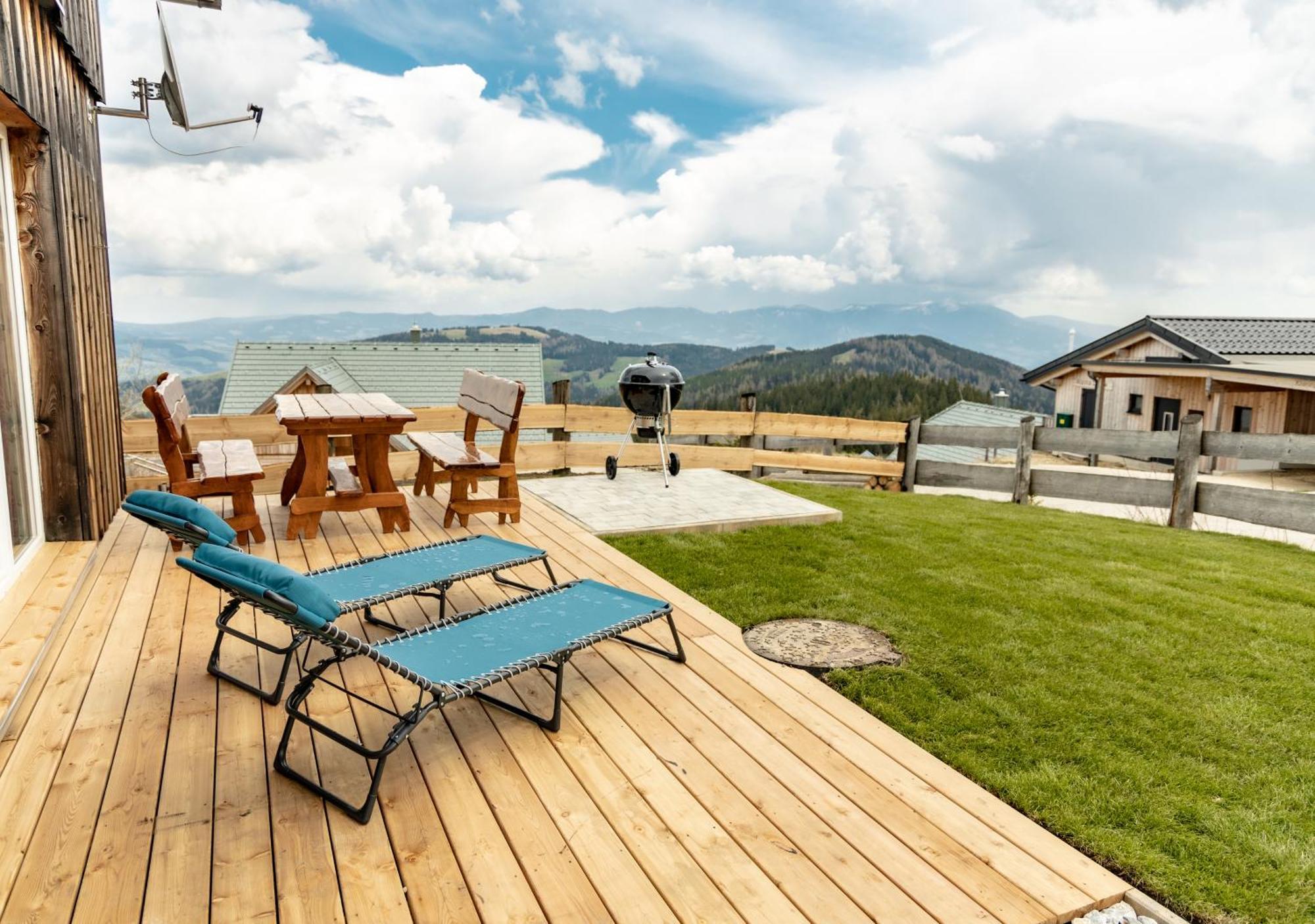 1A Chalet Eck - Wandern, Grillen, Panorama Sauna! Klippitztorl Zewnętrze zdjęcie
